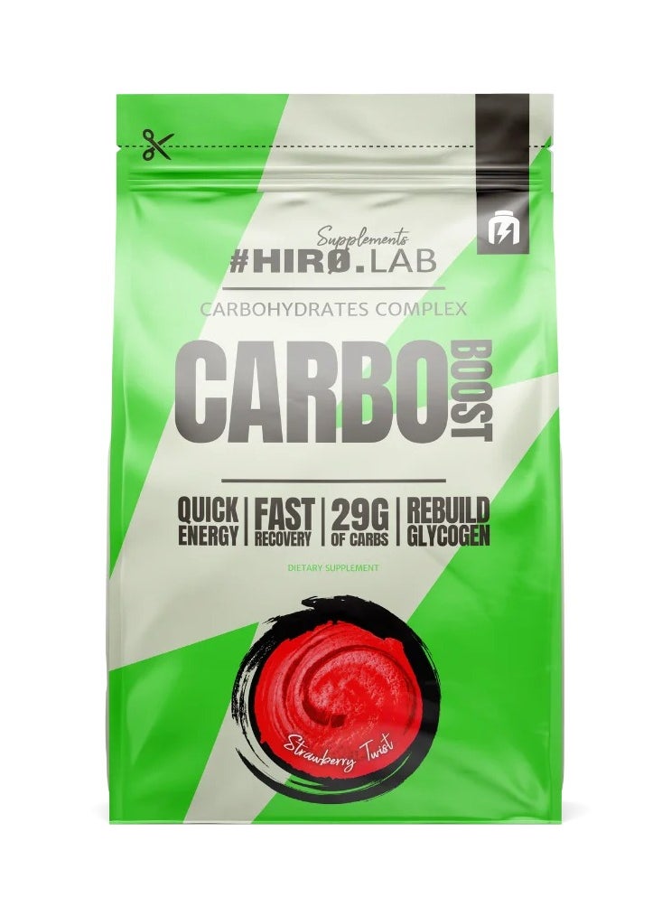 HIRO.LAB - Carbo Boost 1000g Strawberry Twist