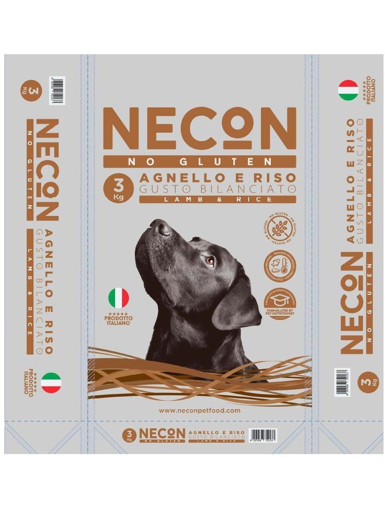 NECON ADULT DOG NO GLUTEN LAMB E RICE