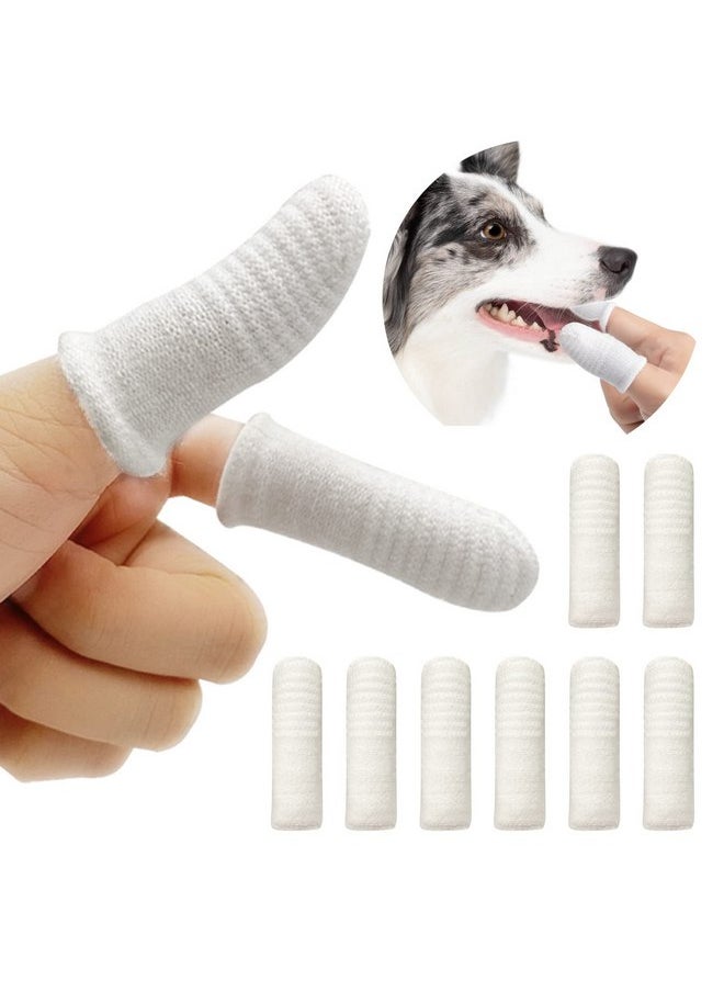 Dog Toothbrush Cat Toothbrush Fingers Toothbrushs for Dog Cat 8 Pack Dog Tooth Brushing Kit Teeth Cleaning, Suitable for Small Pets, Cat and Dog Dental Care, 1 Set for 2 Fingers, Includes 4 Sets