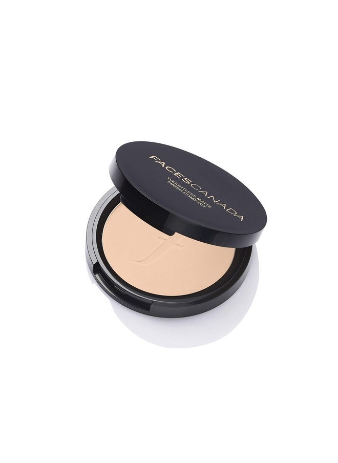 Weightless Matte Finish Compact Ivory 01 9Gm