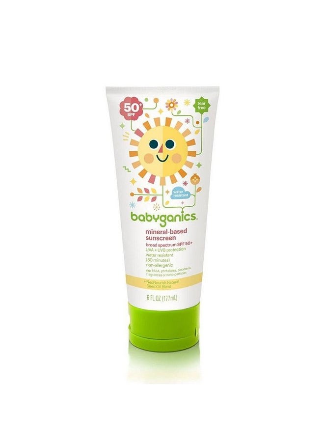 Sunscreen 50 SPF Organic 177ml - Babyganics