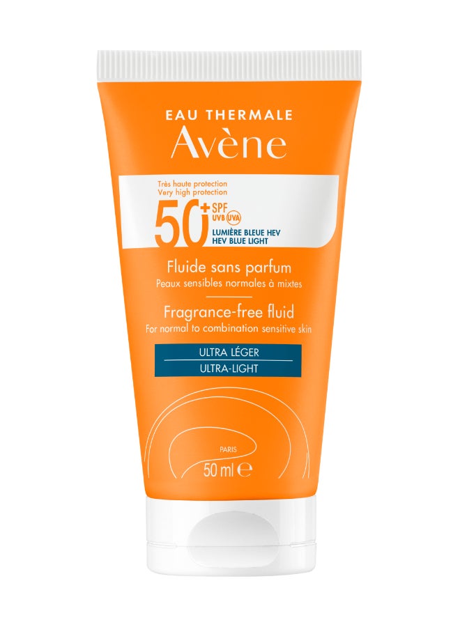 Very High Protection Spf 50+ Fragrance-Free Fluid 50ml