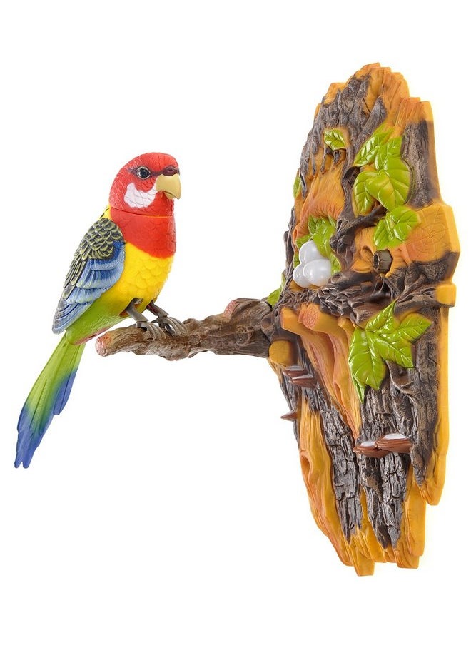 PowerTRC Adorable Chirping & Dancing Bird with Motion Sensor | Wall Decoration | Pet Bird | Novelty Gift