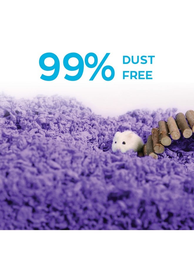 carefresh 99% Dust-Free Purple Natural Paper Small Pet Bedding with Odor Control, 23 L