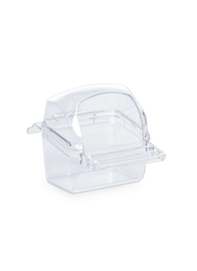 Prevue Pet Products BPV1219 1-Card Hooded Bird Cage Plastic Cup, Colors Vary