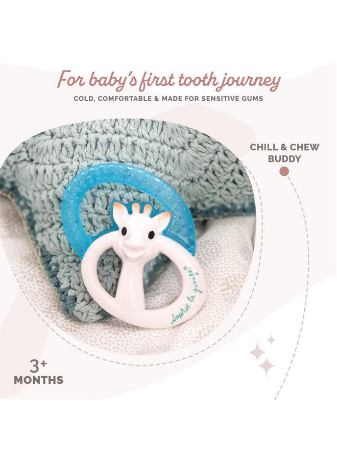 Sophie la girafe | Cooling Teething Ring | Cool in Fridge for Refreshing Relief | Easy to Hold