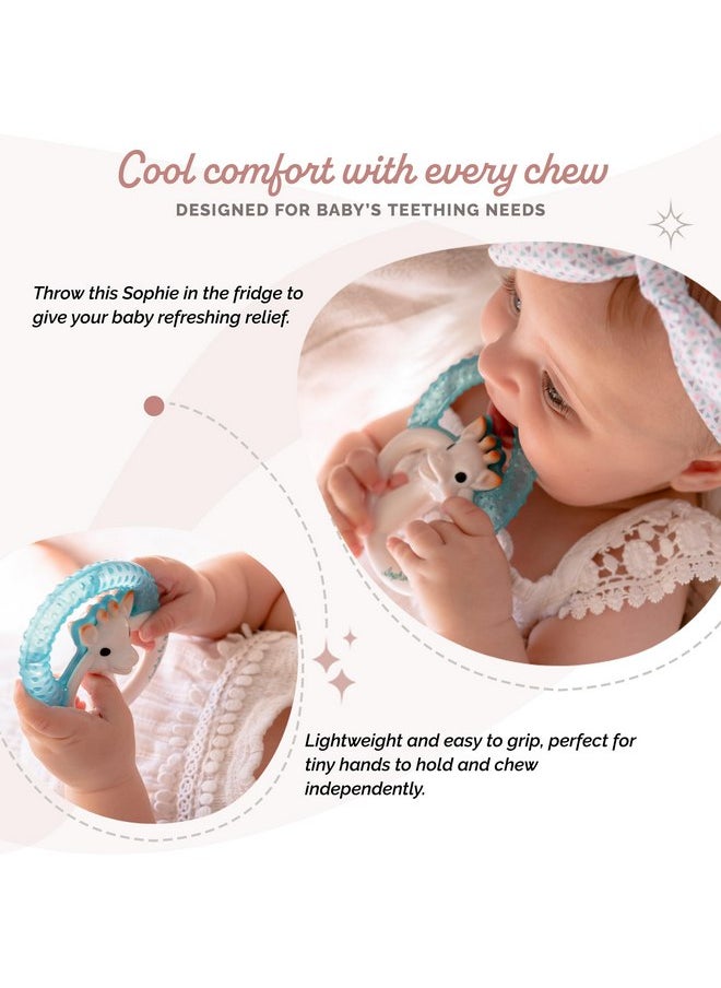 Sophie la girafe | Cooling Teething Ring | Cool in Fridge for Refreshing Relief | Easy to Hold