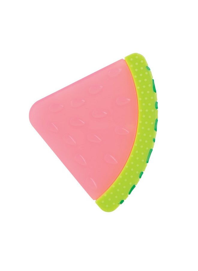 Nuby 100% Silicone Fruit Teether, Watermelon 3M+