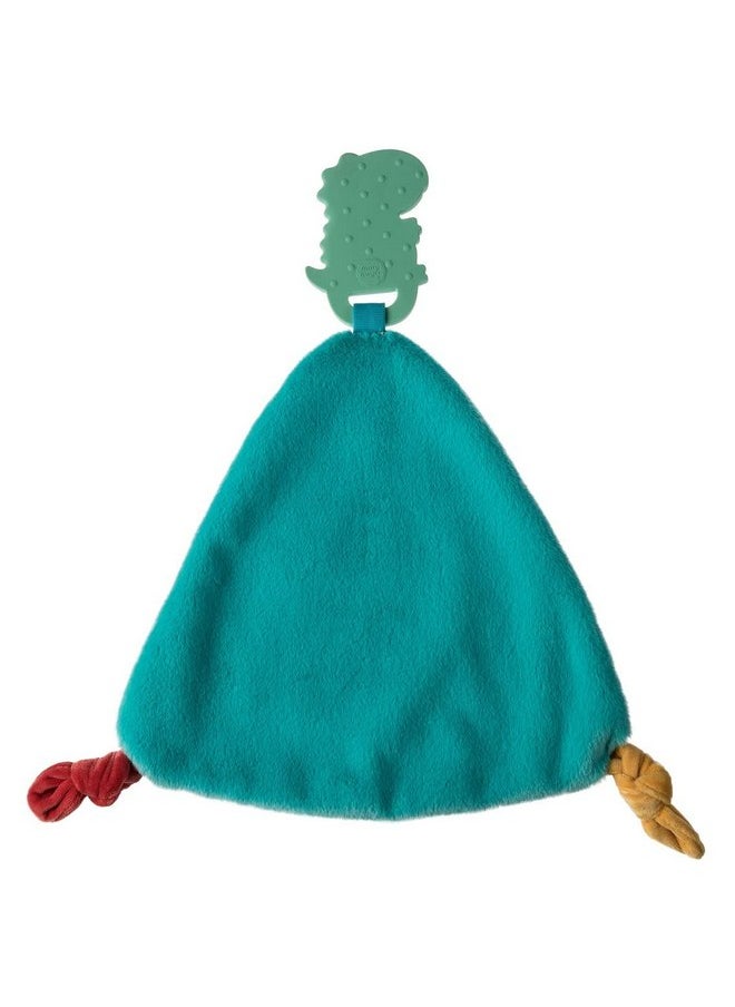 Mary Meyer Chewy Crew Soothing Baby Teether Lovey, 10-Inches, Pebblesaurus Dinosaur