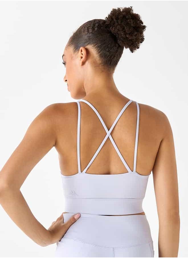 Kappa Sleeveless Top with Crossback Straps