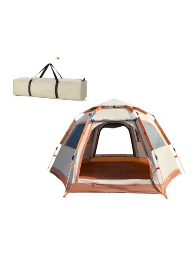 Portable 4-7 Person Waterproof Automatic Dome Tent Instant Setup Portable Tent for Outdoor Camping Size: 240*270*160cm