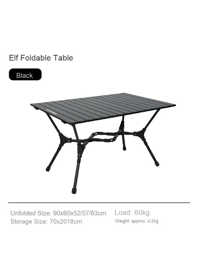 Folding Camping Table with Carry Bag, Outdoor Portable Lightweight Aluminum Desk for Beach, Picnics, Cooking,Party Dining, Camping, BBQ