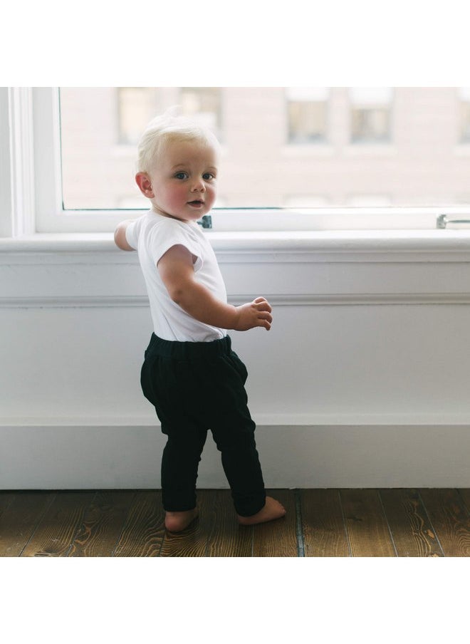 PARADE Organic Harem Pants - Essentials Black 12-18 Months