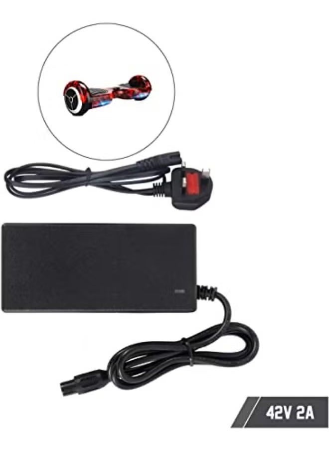 Universal Battery Fast Charger for Hoverboard – 36V Electric Scooter Fast Charging Adapter – High-Speed Charger for Lithium-Ion Batteries, Safe & Efficient Power Supply for Hoverboards, E-Scooters & More