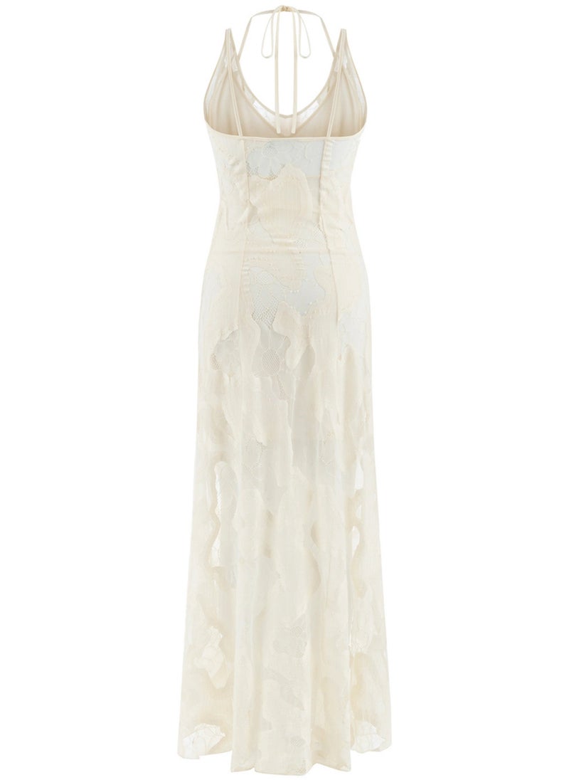 Floral Lace Maxi Dress