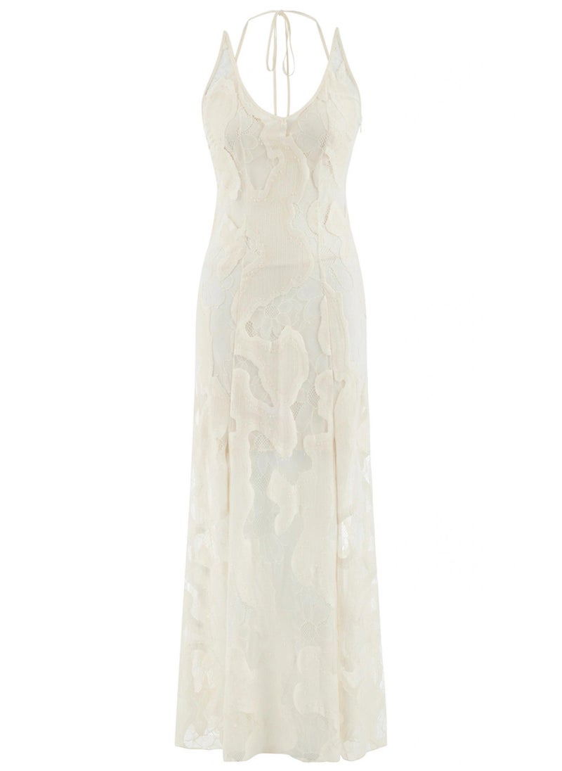Floral Lace Maxi Dress