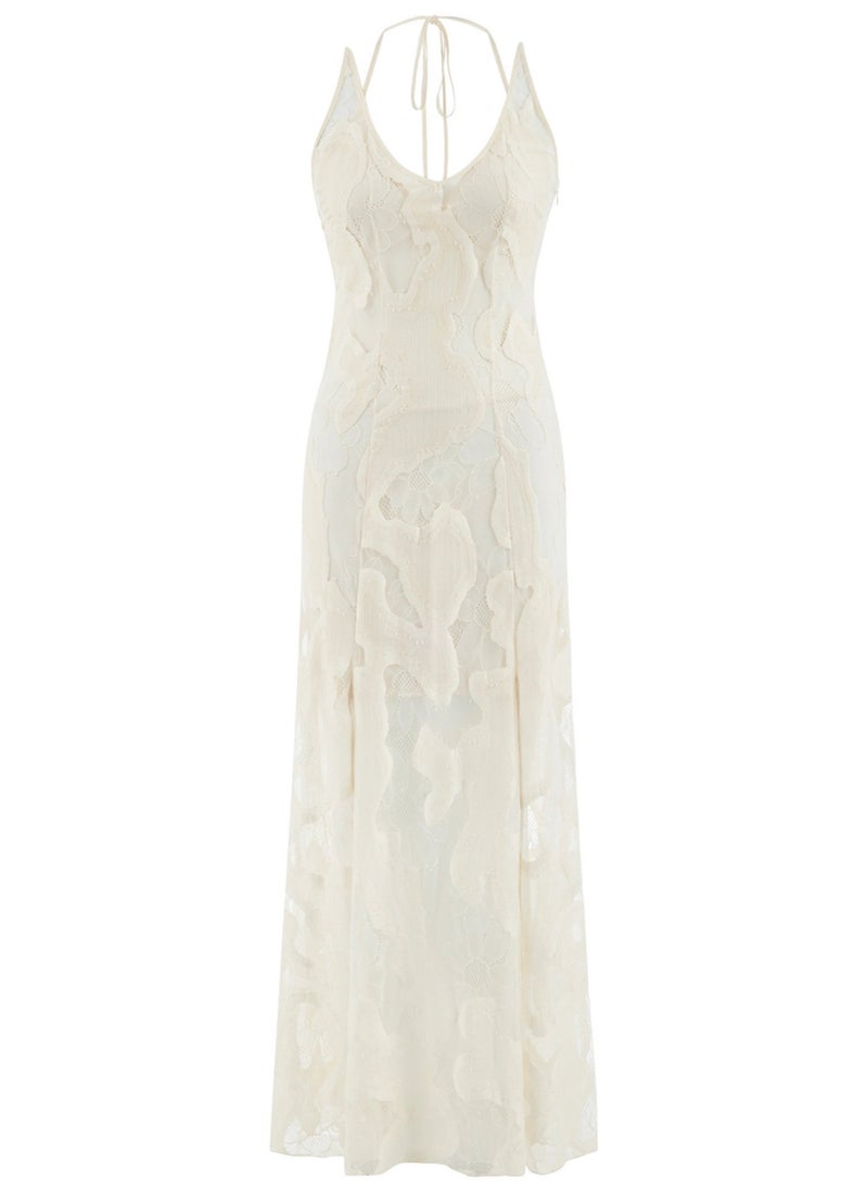 Floral Lace Maxi Dress