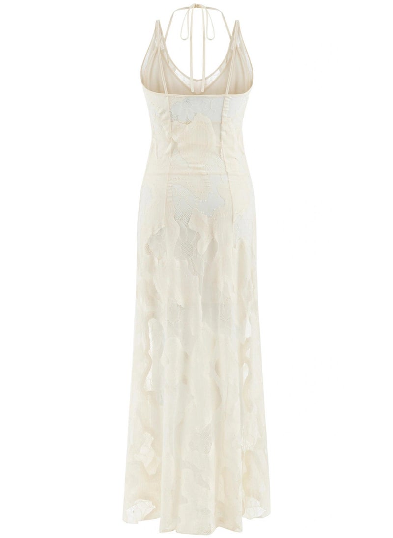 Floral Lace Maxi Dress