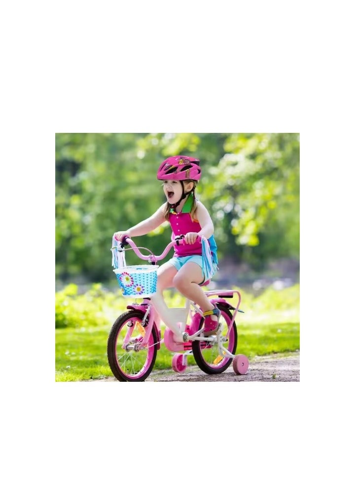 Children's Helmet for Girls , Adjustable Bicycle Helmets, Bicycle Helmet Protectors for Micro Scooters, Cycling Helmet, Skateboarding Helmet, Sports Helmet Pink