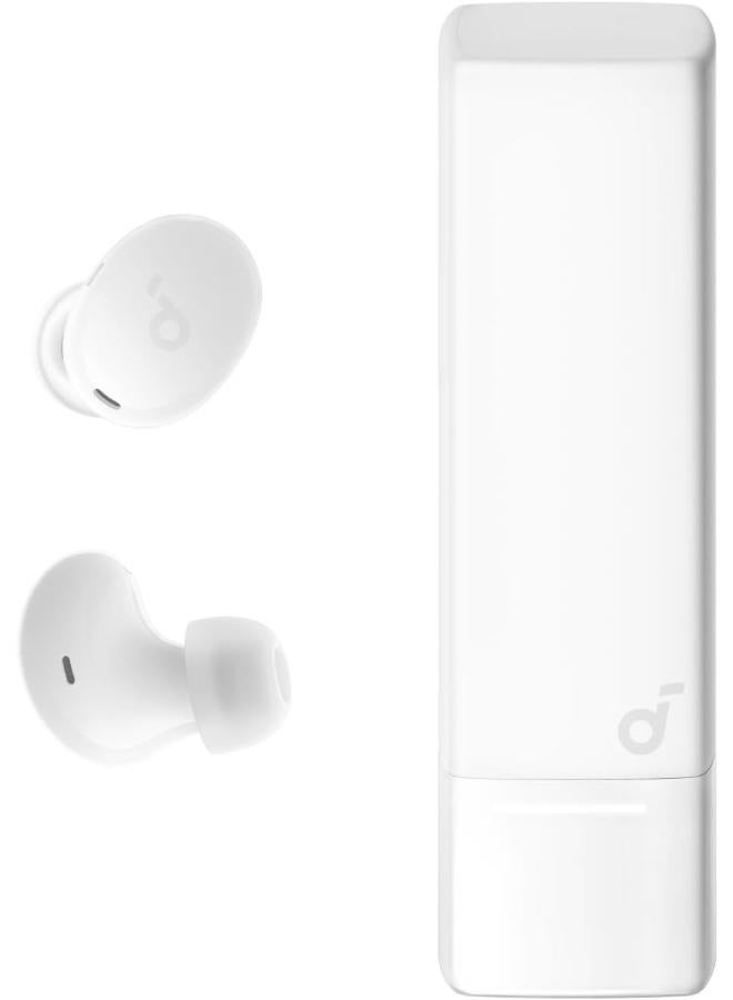 Soundcore A30i by Anker, Noise Cancelling Earbuds, Lipstick-Shaped Stylish Design, Tiny, Lightweight Comfort, Smart Noise Cancelling, Clear Sound, 24H Playtime, IP54, Wireless Earbuds, Bluetooth 5.4 White