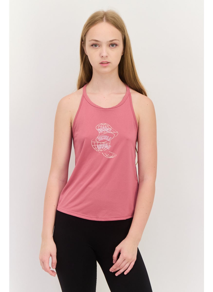 Women Sportswear Fit Training Tank Top, Tulip Combo