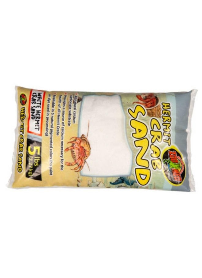 Zoo Med White Hermit Crab Sand 5 lbs - Pack of 2 (2 Items)