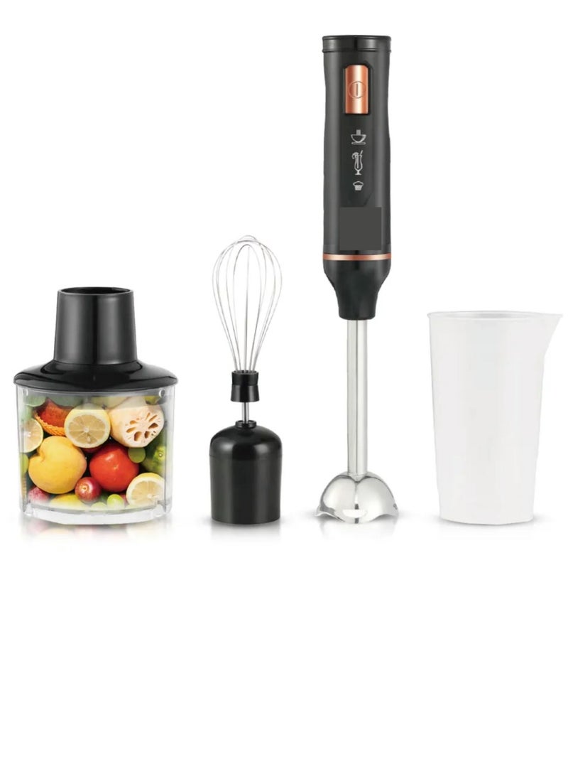 4-in-1 Multi-Function Commercial Blender – High-Speed Hand Mixer & Food Processor