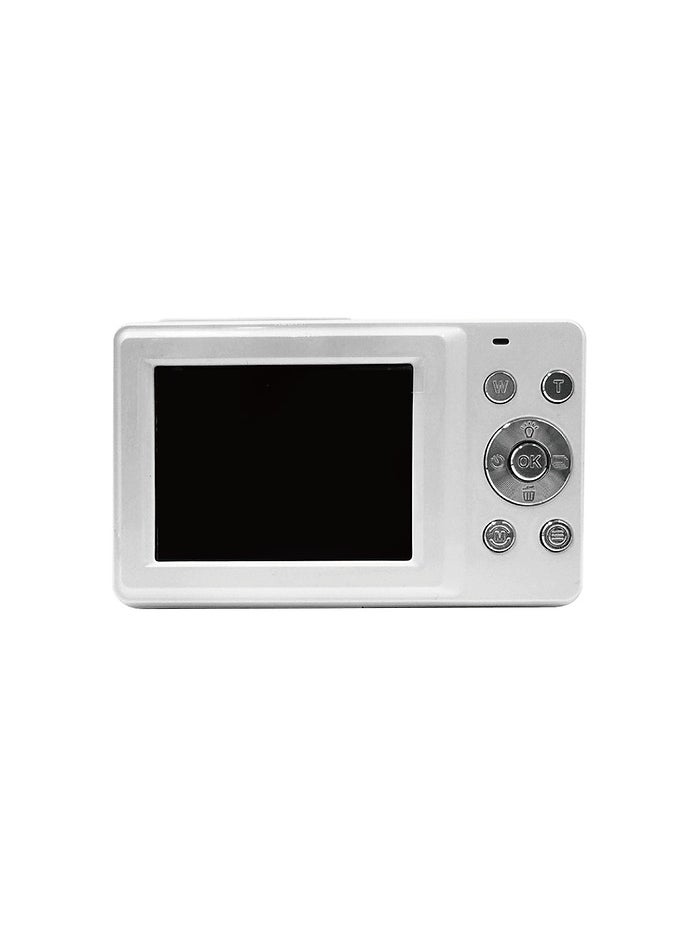 Yashica DigiPix 100 Digital Camera, FHD 1080P, 16X Zoom, Compact Point & Shoot Camera for Teens, White