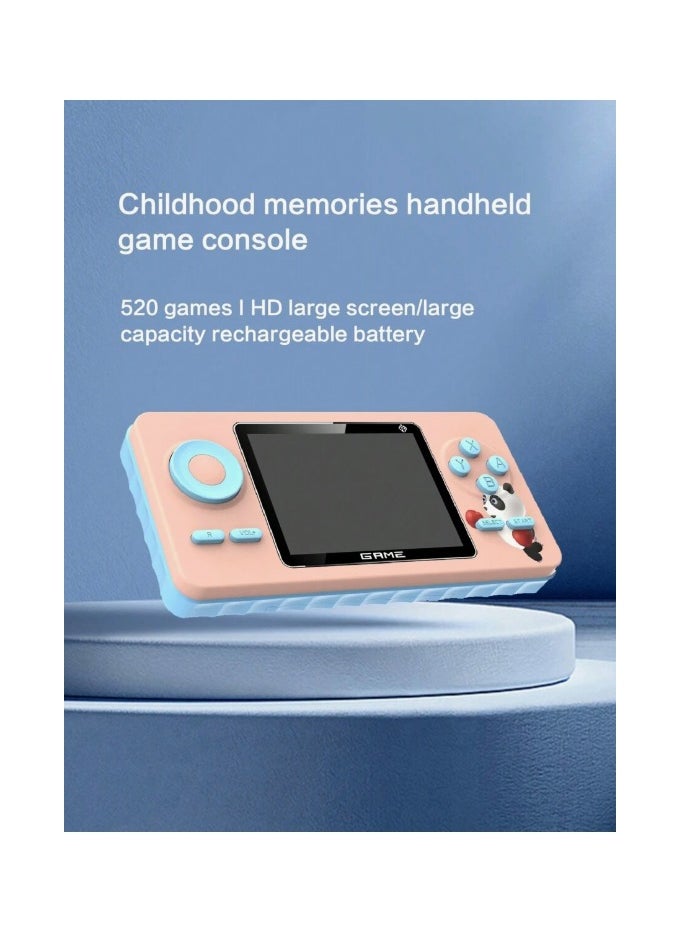 S5 Nostalgia Classic Handheld Game Console Mini Size 500 Portable Fc Games Built for Durability and Long Battery Life