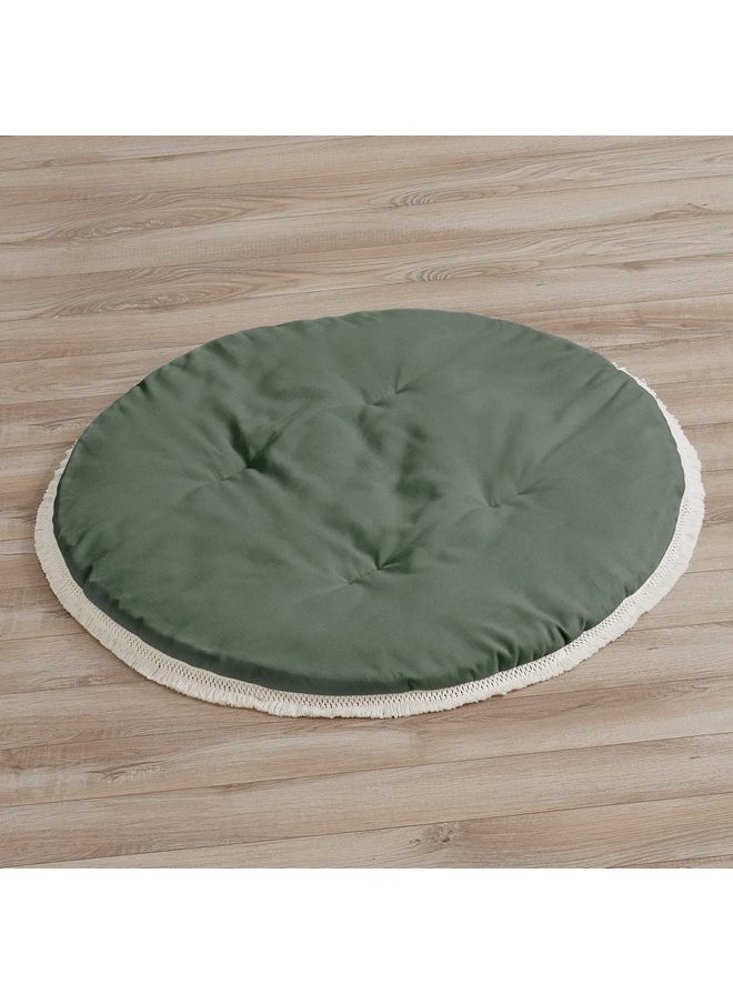 Sweet Jojo Designs Dark Green Boho Boy Girl Gender Neutral Baby Play Mat Tummy Time Activity Infant Playmat Playpen Tent Teepee Floor Sage Modern Bohemian Farmhouse Southwest Shabby Chic Diamond Tuft