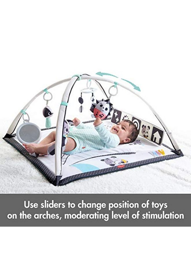 Tiny Love Black & White Gymini Infant Activity Play Mat With-Book, Magical Tales, Deluxe