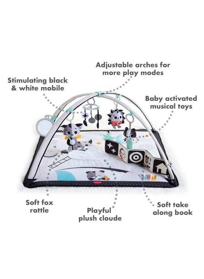 Tiny Love Black & White Gymini Infant Activity Play Mat With-Book, Magical Tales, Deluxe