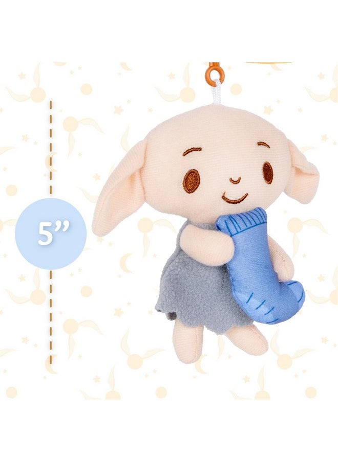 Harry Potter Dobby Plush Clip On Sensory Toys for Toddlers 1-3, Halloween Baby Toys & Learning Toys for Kids, Soft Elf Plushie Baby Halloween Toys