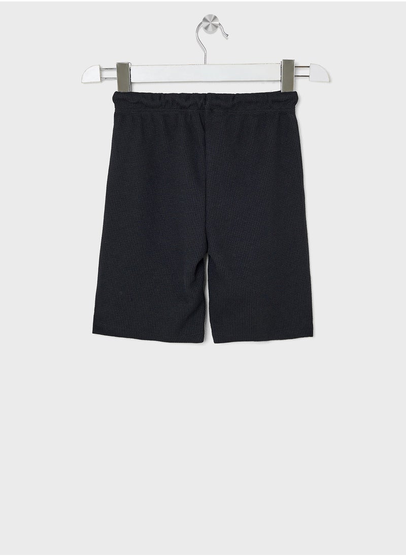 Kids Basic Drawstring Shorts