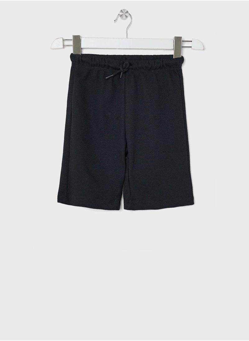 Kids Basic Drawstring Shorts