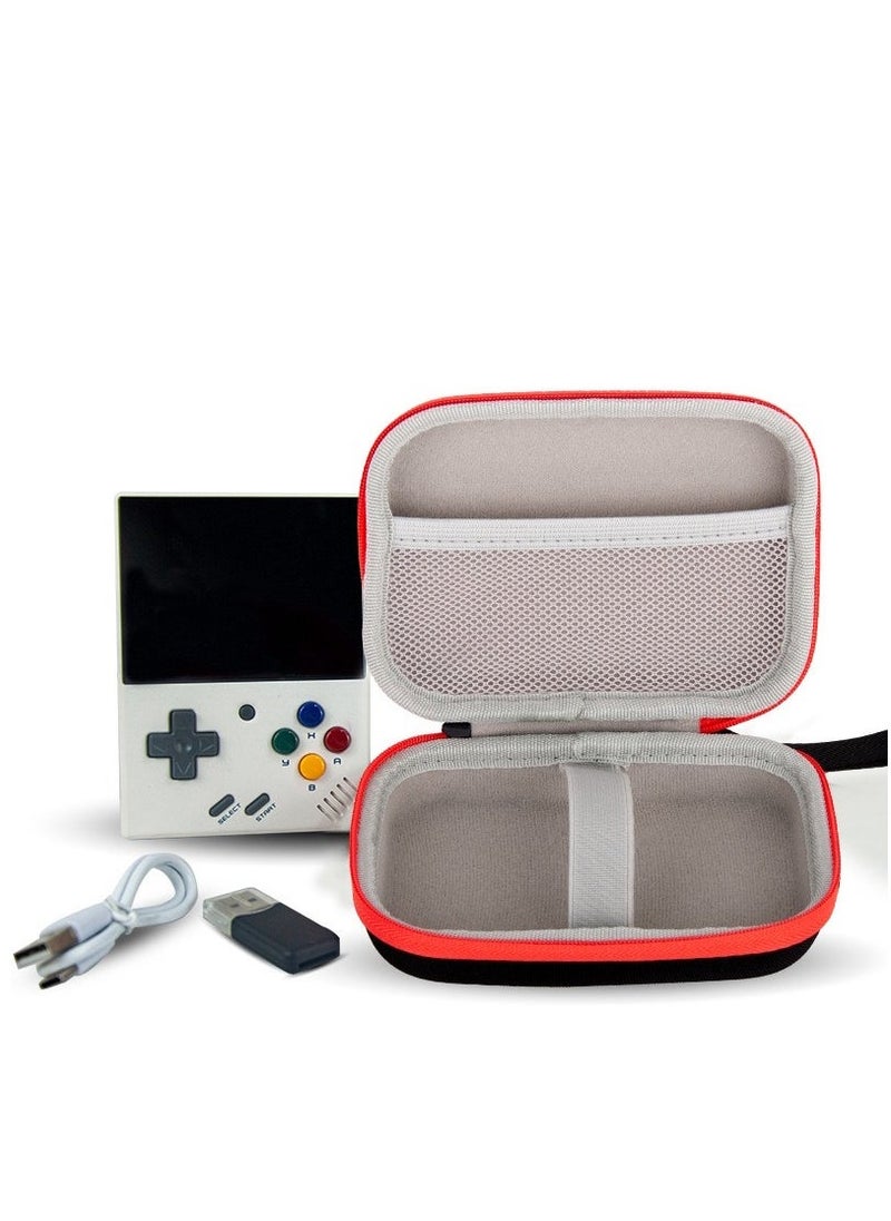 Hard Case for Miyoo Mini Plus Handheld Game Console, Storge Bag for Miyoo Mini Plus, Case Only, Interior White