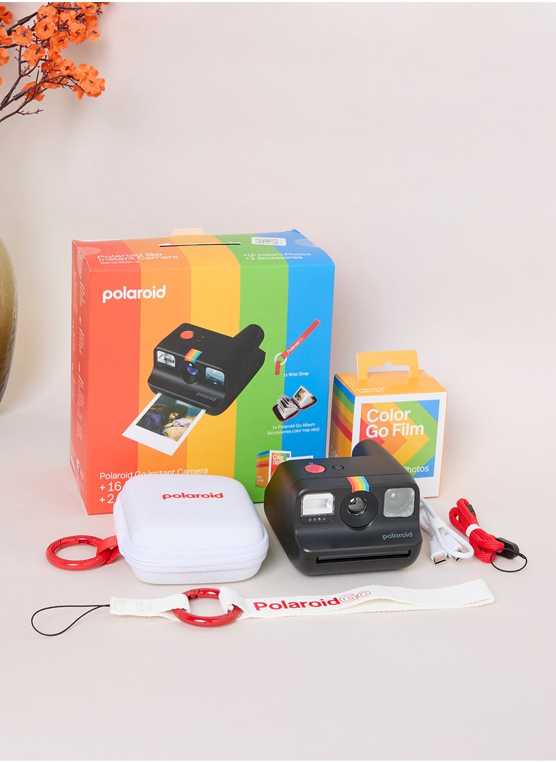 Polaroid Go Black Eb - Holiday Special With 2 Accessories And Film