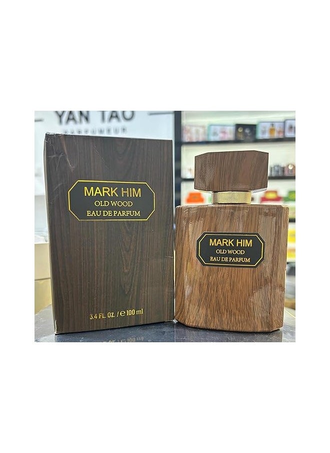 Mark Him Old Wood Eau de Parfum Spray Vaporisateur 100ml | Bold & Sophisticated Fragrance