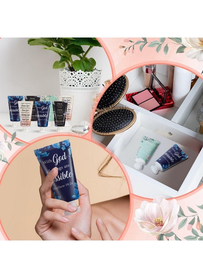 12 Pcs Christian Hand Cream Gift For Women Bible Travel Hand Lotion For Dry Hands Bible Verse Hand Lotion Bulk Gifts For Mom Grandma Holiday Gift For Mother'S Day