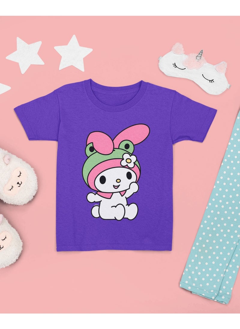 CUTE MY MELODY PURPLE T-SHIRT