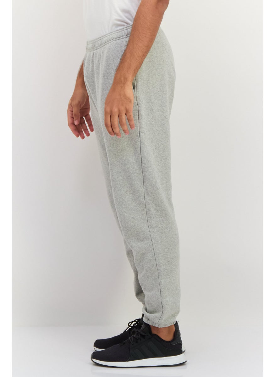 Men Regular Fit Solid Sweatpants, Grey