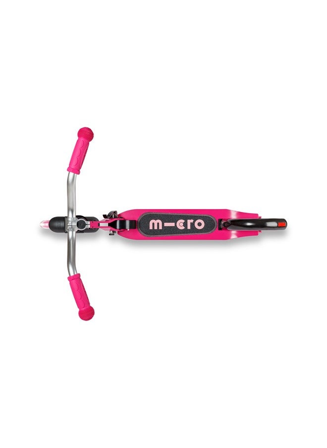 Micro Scooters | Cruiser LED Children's Scooter | Handlebar Adjustable | Lightweight | Light Up Wheels | Foldable | 6-12yrs | Boys & Girls