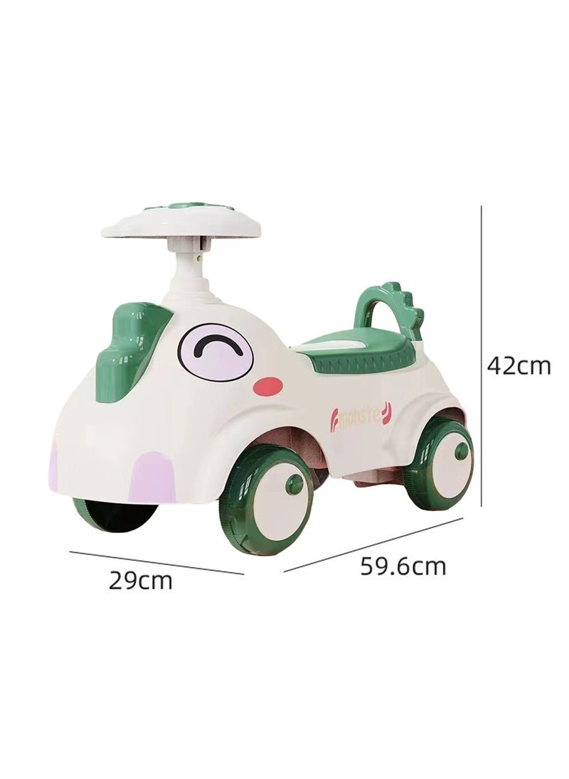 Children's Balance Bike, 4-Wheel Balance Vehicle Baby Walker Balance Bike, for Boys and Girls 1-6 Years Indoor Outdoor