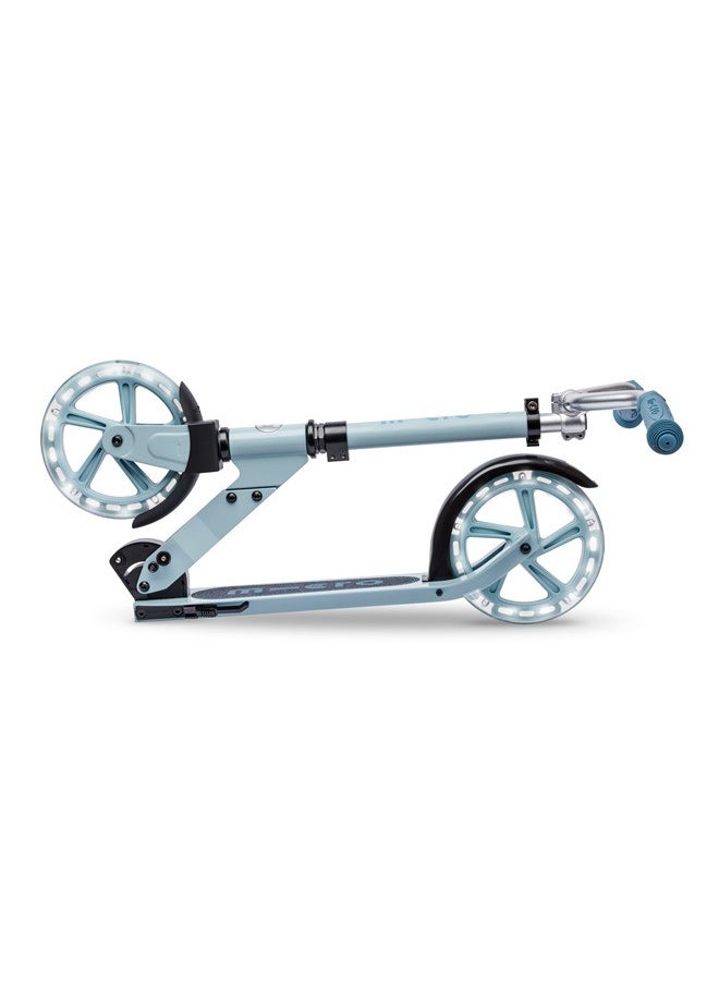 Micro Scooters | Cruiser LED Children's Scooter | Handlebar Adjustable | Lightweight | Light Up Wheels | Foldable | 6-12yrs | Boys & Girls