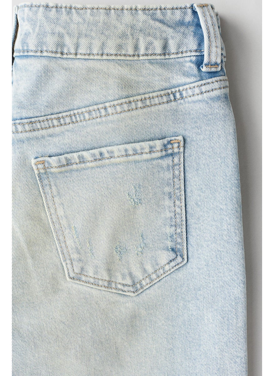 Baggy Fit Bootcut Leg Jeans