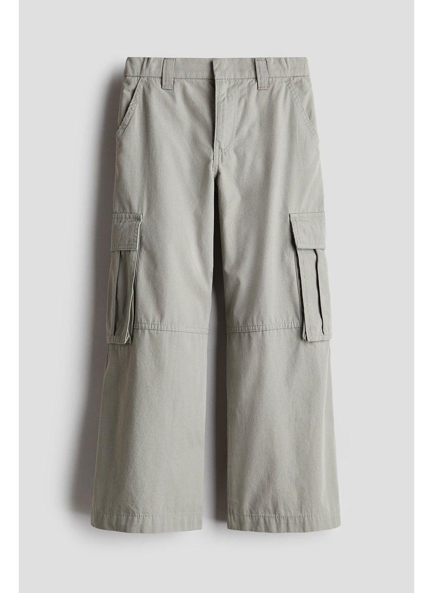 Wide Cargo Trousers