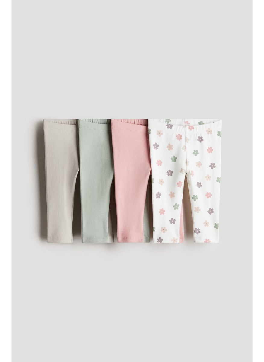 4-Pack Cotton Jersey Leggings