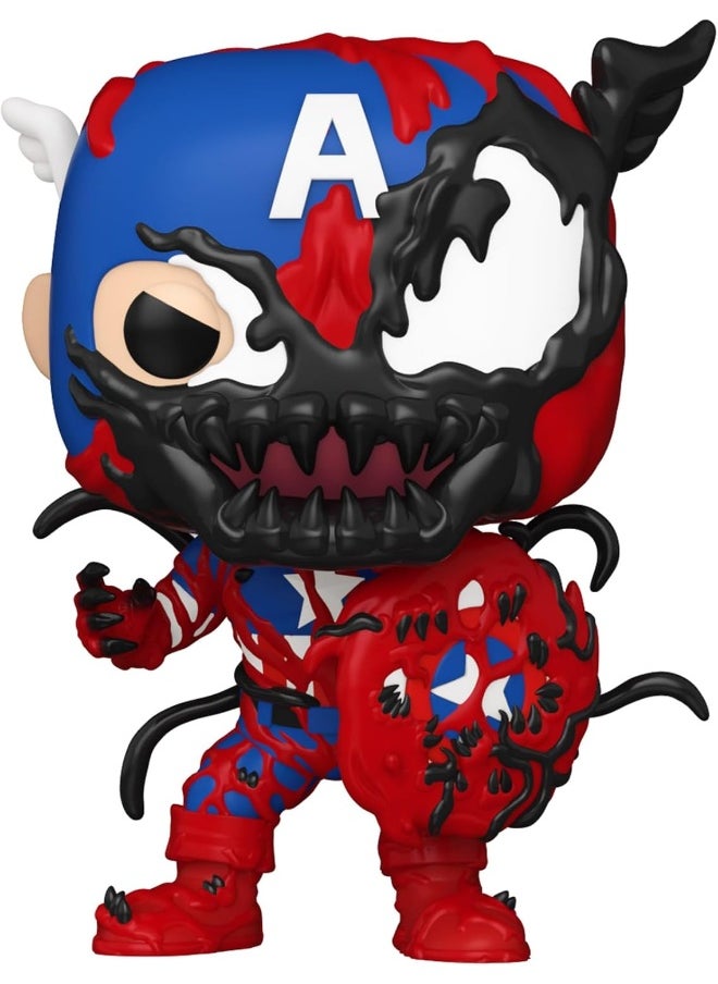 Funko POP! Marvel Carnageized Captain America Vinyl Bobblehead (9.75 cm)