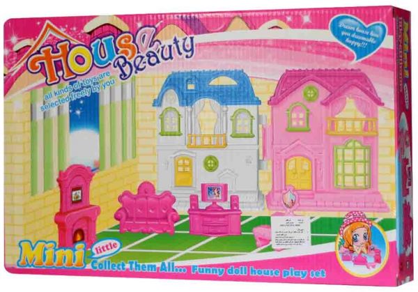 Mini Little Beauty Doll House Playset 7050