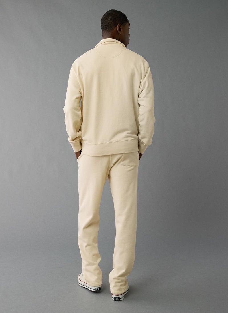 AE Quarter-Zip Polo Collar Sweatshirt